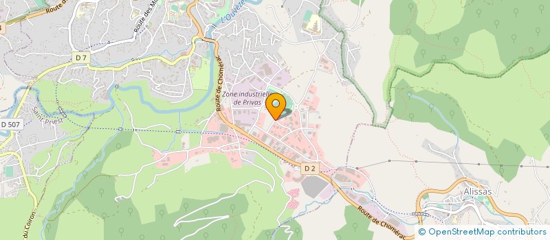 localisation de l'entreprise SPORTING CLUB PRIVADOIS  PRIVAS