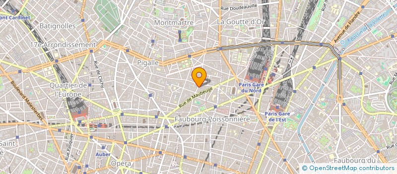localisation de l'entreprise SPORTING CLUB ROCHECHOUART à PARIS