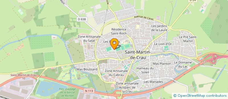localisation de l'entreprise SPORTING CLUB SAINT MARTINOIS à SAINT-MARTIN-DE-CRAU