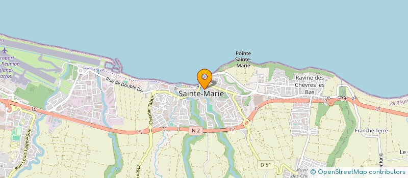 localisation de l'entreprise SPORTING CLUB SAINTE MARIE  SAINTE-MARIE