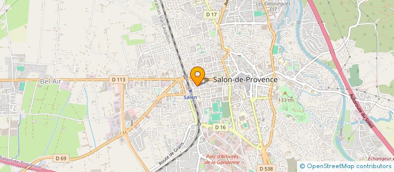 localisation de l'entreprise SPORTING CLUB SALONAIS  SALON-DE-PROVENCE