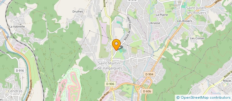 localisation de l'entreprise SPORTING CLUB ST MARTIN  SAINT-MARTIN-DE-VALGALGUES