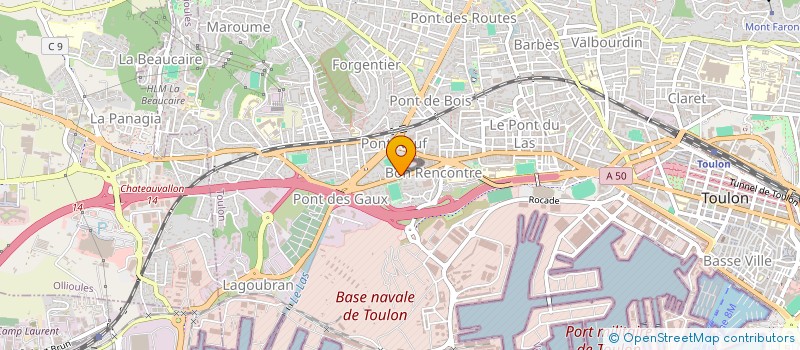 localisation de l'entreprise SPORTING CLUB TOULON 83 à TOULON