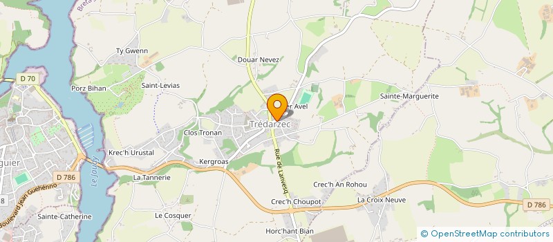 localisation de l'entreprise SPORTING CLUB TREDARZEC  TREDARZEC