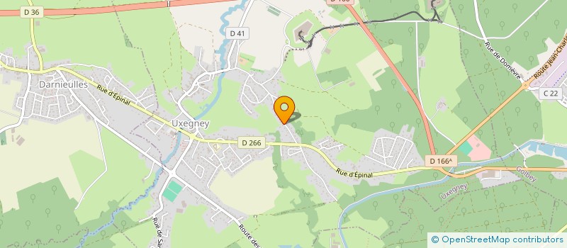 localisation de l'entreprise SPORTING CLUB UXEGNEY-DARNIEULLES à UXEGNEY