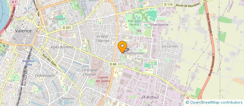 localisation de l'entreprise SPORTING CLUB VALENCE LE HAUT  VALENCE