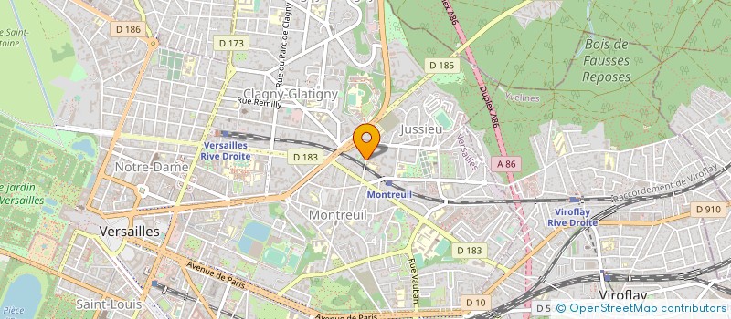 localisation de l'entreprise SPORTING CLUB VERSAILLES TENNIS TABLE à VERSAILLES