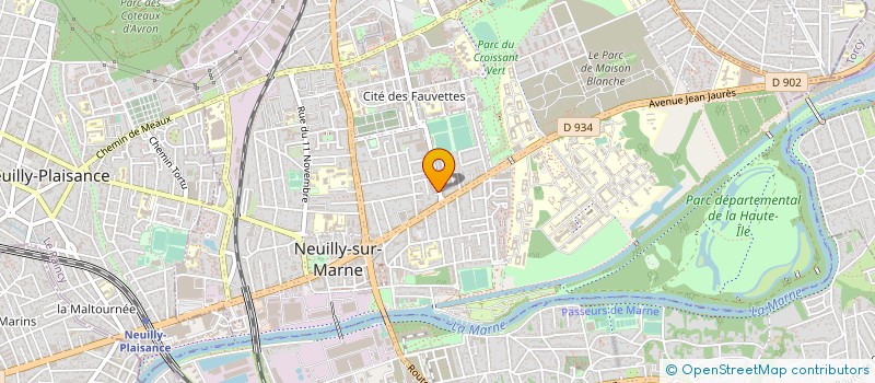 localisation de l'entreprise SPORTING FOOT CLUB DE NEUILLY SUR MARNE à NEUILLY-SUR-MARNE