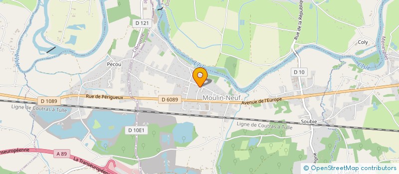 localisation de l'entreprise SPORTING HESPERIE  MOULIN-NEUF