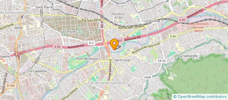 localisation de l'entreprise SPORTING KARATE CLUB VALBARELLE à MARSEILLE