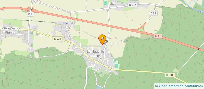 localisation de l'entreprise SPORTING NEUVILLOIS  LA NEUVILLE-EN-HEZ