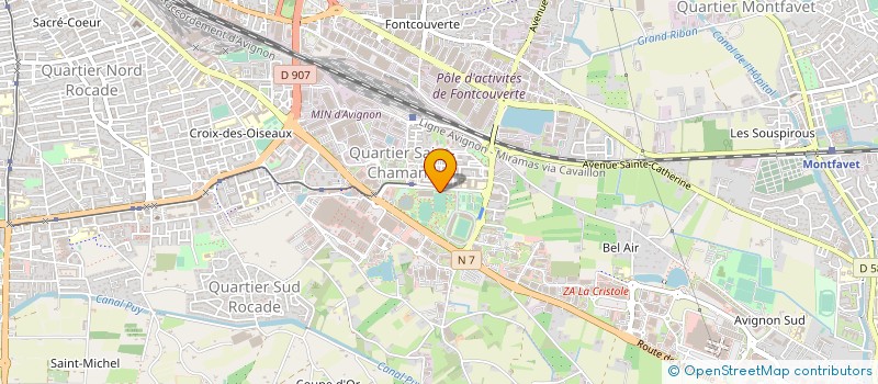 localisation de l'entreprise SPORTING OLYMPIQUE AVIGNONNAIS à AVIGNON