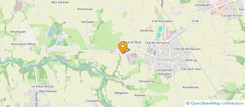 localisation de l'entreprise SPORTING TENNIS CLUB DE PLOUENAN  PLOUENAN