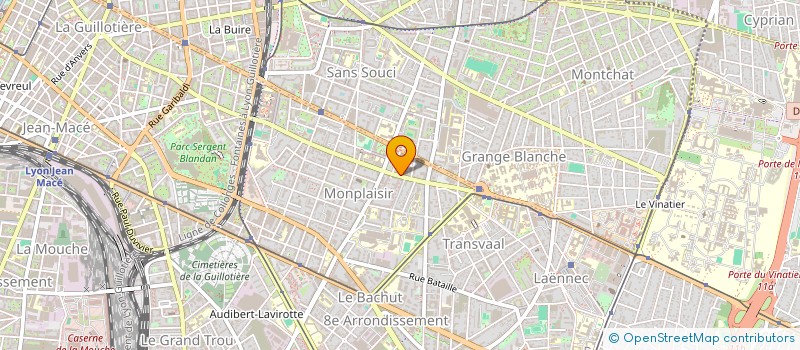 localisation de l'entreprise SPORTINGER  LYON