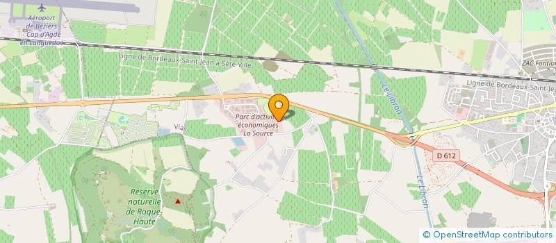 localisation de l'entreprise SPORTINVESTS  VIAS