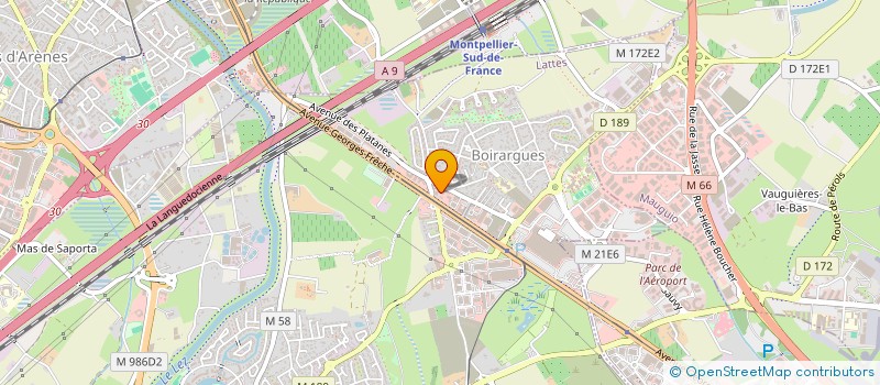 localisation de l'entreprise SPORTIS à LATTES