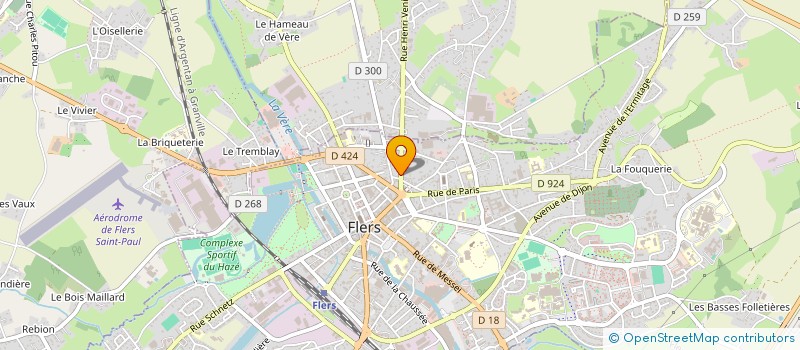 localisation de l'entreprise SPORTISSIMO à FLERS