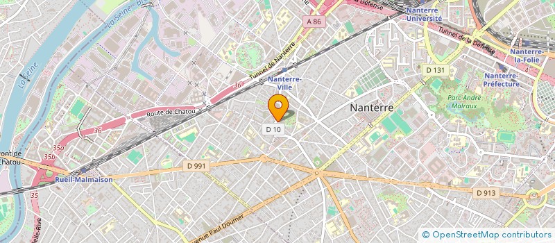 localisation de l'entreprise SPORTITUDE92 à NANTERRE