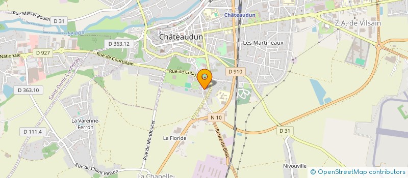 localisation de l'entreprise SPORTIV CULTUREL ELEVE LYC AGRIC NERM à CHATEAUDUN