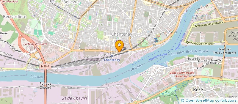 localisation de l'entreprise SPORTIVE ARMOR à NANTES