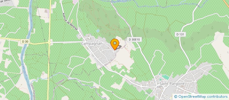 localisation de l'entreprise SPORTIVE CAMPAGNANAISE  CAMPAGNAN