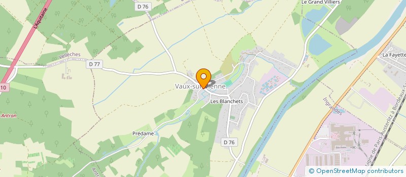 localisation de l'entreprise SPORTIVE DE GYMNASTIQUE VAXOISE  VAUX-SUR-VIENNE