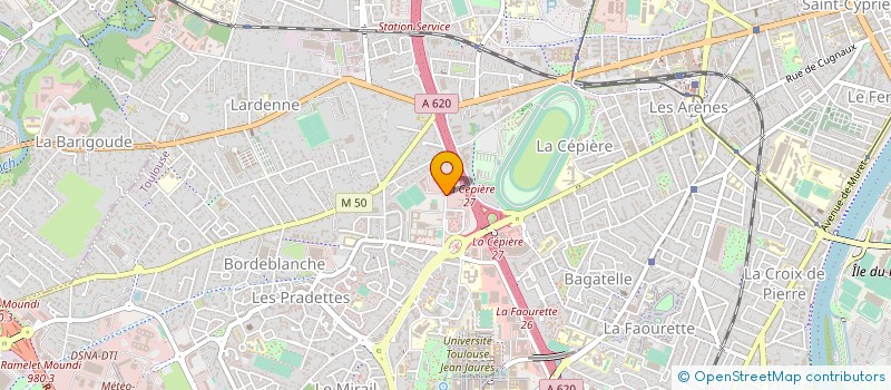 localisation de l'entreprise SPORTIVE DES ORGANISMES DE RADIO ET TELEVISION FRANCAISE DES REGIONS MIDI PYRENEES ET LANGUEDOC ROUSSILLON à TOULOUSE