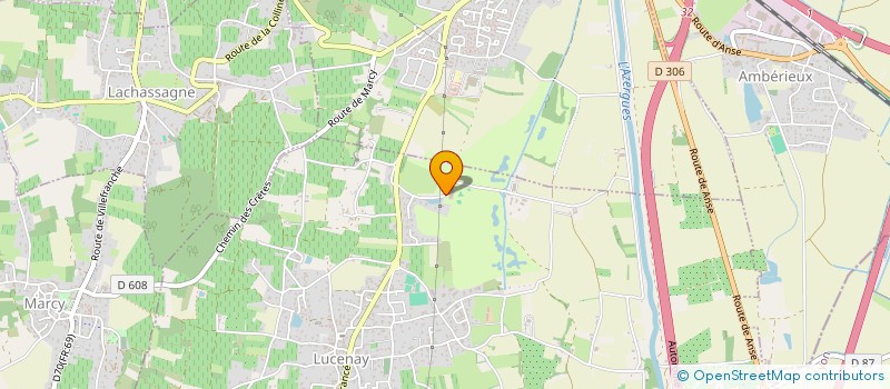 localisation de l'entreprise SPORTIVE DU GOLF DU BEAUJOLAIS  LUCENAY