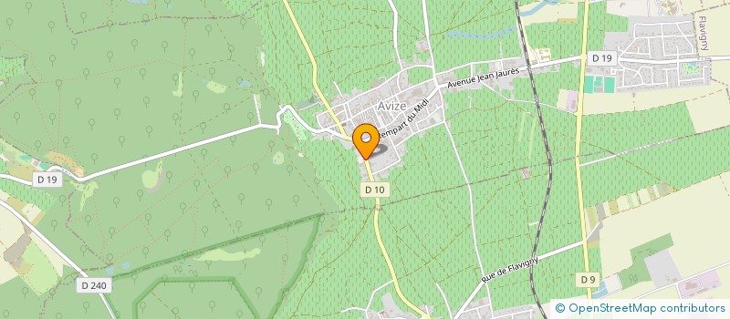 localisation de l'entreprise SPORTIVE DU LYCEE VITICOLE AVIZE  AVIZE