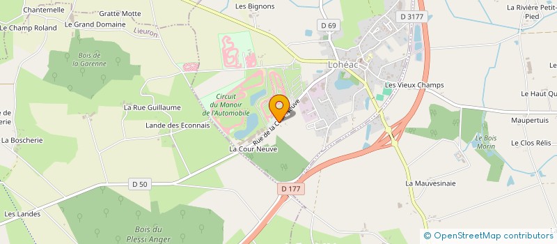 localisation de l'entreprise SPORTIVE DU RALLYCROSS LOHEAC  LOHEAC