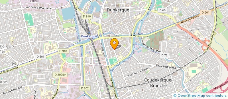 localisation de l'entreprise SPORTIVE DUNKERQUE SUD à DUNKERQUE