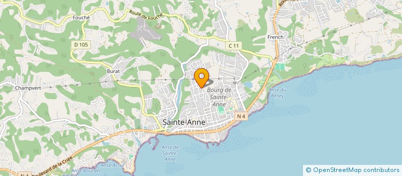 localisation de l'entreprise SPORTIVE ET CULTURELLE LES DYNAMIQUES  SAINTE-ANNE