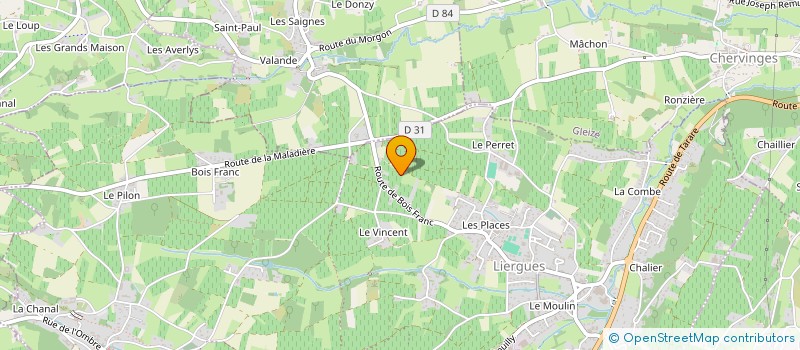 localisation de l'entreprise SPORTIVE GOLF PASSION à PORTE-DES-PIERRES-DOREES