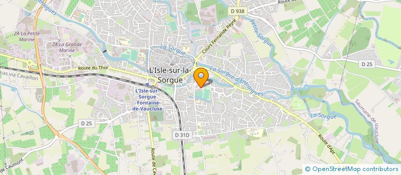 localisation de l'entreprise SPORTIVE LES FARIOS  L'ISLE-SUR-LA-SORGUE