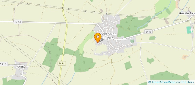 localisation de l'entreprise SPORTIVE MONTOISE  MONT-SAINT-SULPICE