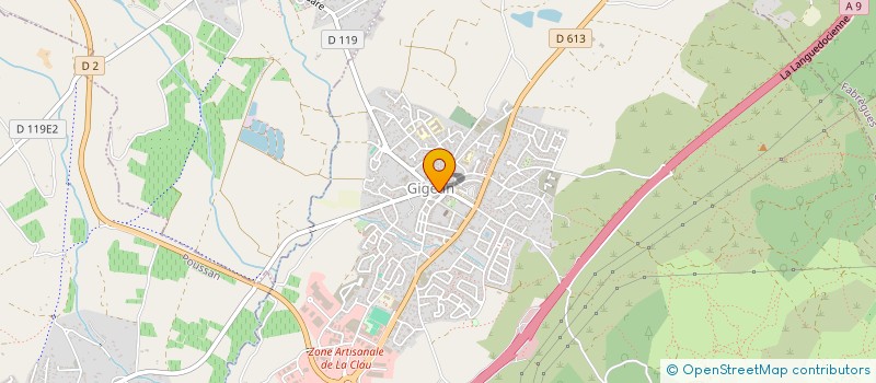 localisation de l'entreprise SPORTIVE MUNICIPALE GIGEANNAISE  GIGEAN