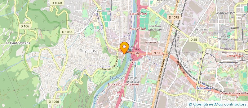 localisation de l'entreprise SPORTIVE SCEAUROUTE ET FILIALES à SEYSSINS