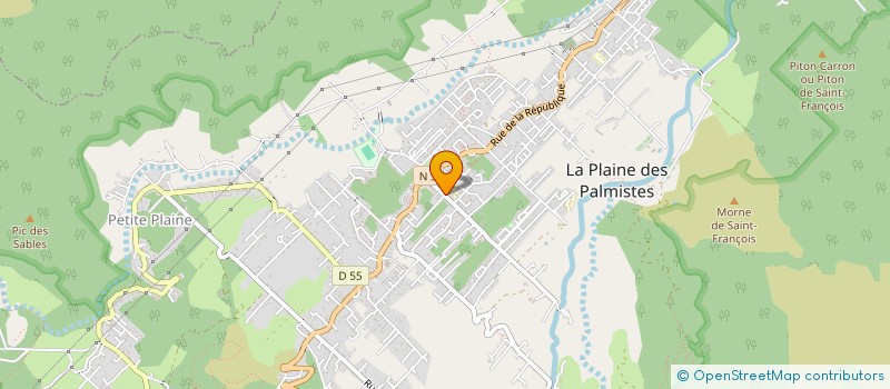 localisation de l'entreprise SPORTIVE SCOLAIRE USEP DE L'ECOLE à LA PLAINE-DES-PALMISTES