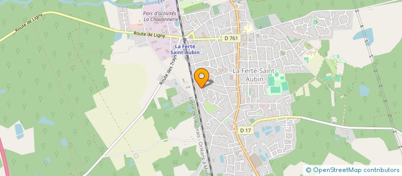 localisation de l'entreprise SPORTIVONS TOUS AVEC DES ENFANTS DES SABLONS à LA FERTE-SAINT-AUBIN