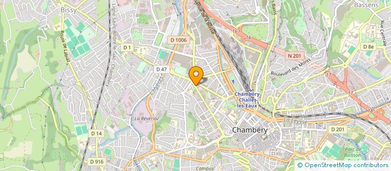 localisation de l'entreprise SPORTIW à CHAMBERY