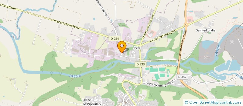 localisation de l'entreprise SPORTJOIE à SAINT-SEVER