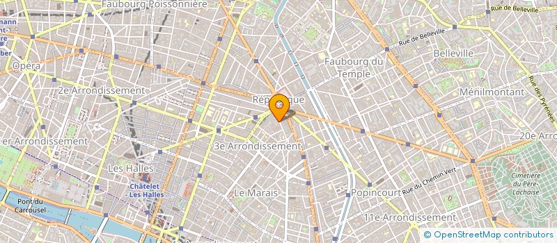 localisation de l'entreprise SPORTLAB à PARIS