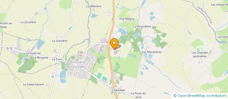 localisation de l'entreprise SPORTLIFE à LA BOISSIERE-DES-LANDES