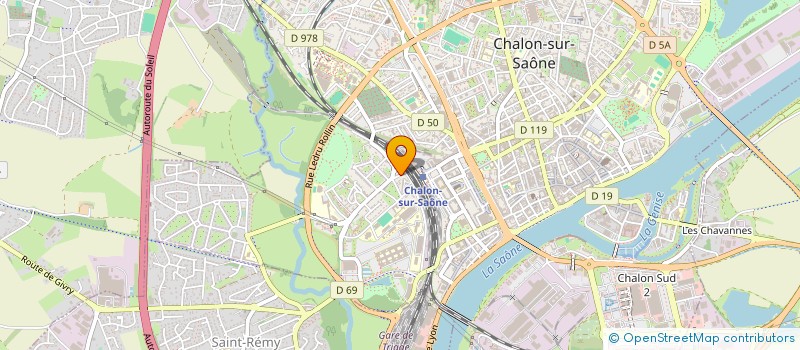 localisation de l'entreprise SPORTNOVA à CHALON-SUR-SAONE