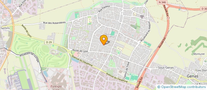 localisation de l'entreprise SPORTPLUS69  CHASSIEU