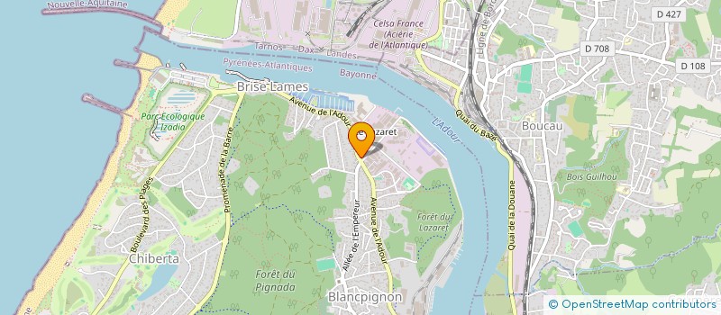 localisation de l'entreprise SPORTPXL  BAYONNE