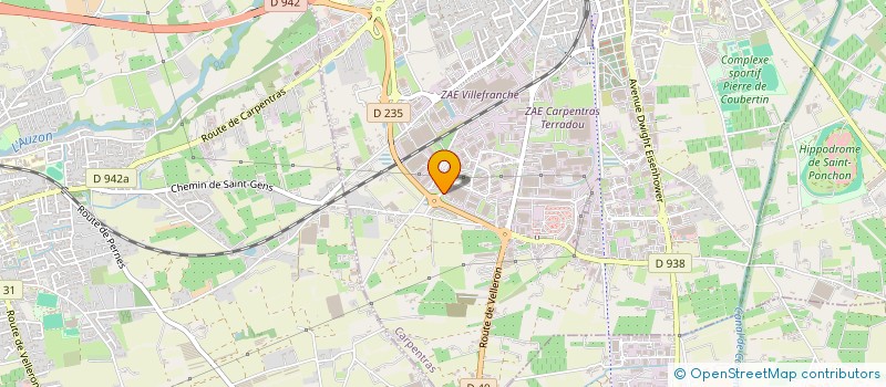 localisation de l'entreprise SPORTRICOLORE à CARPENTRAS