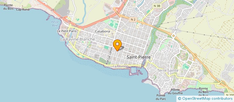 localisation de l'entreprise SPORTS 97 à SAINT-PIERRE