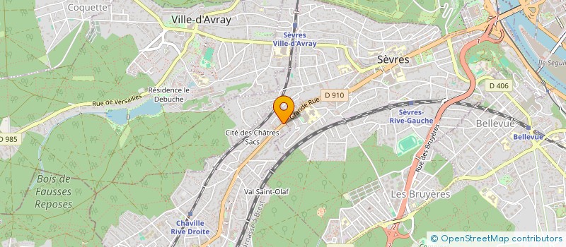 localisation de l'entreprise SPORTS ACADEMY PERF & SCHOOL à CHAVILLE