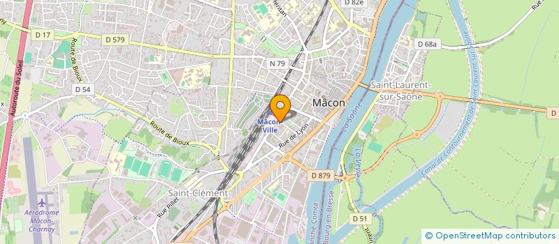 localisation de l'entreprise SPORTS ACTION à MACON